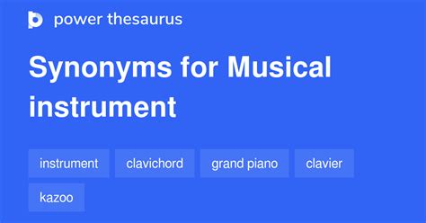 instrument synonyme|synonyms for playing an instrument.